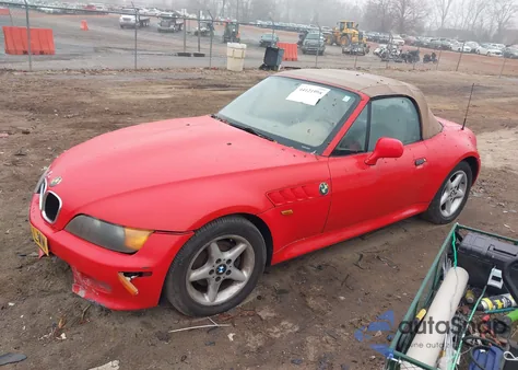 1997 BMW Z3 2.8L Roadster z USA, uszkodzony, nr VIN 4USCJ3325VLC03560